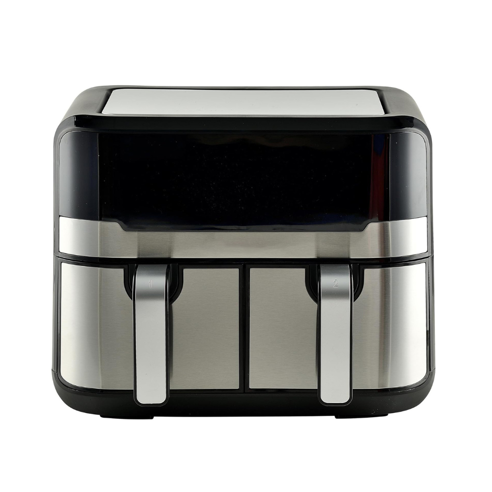 Large Capacity Dual Basket Air Fryer 2.1-3L Digital Electric Kitchen Cooker