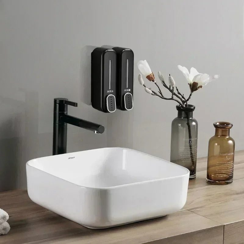 Manual Wall Soap Dispenser 300ml – Shampoo, Lotion, Hand Wash Holder