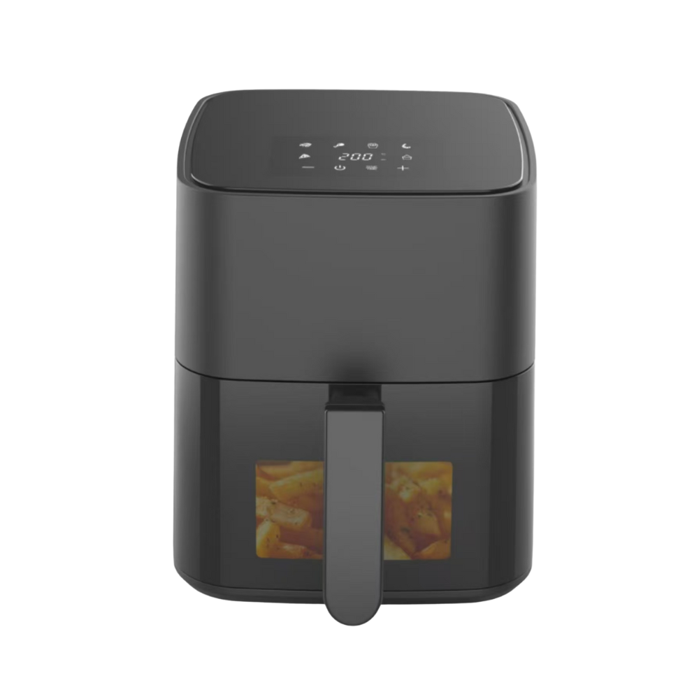 Smart 4.2L Air Fryer Oven for Home Cooking with Adjustable Thermostat & Timer