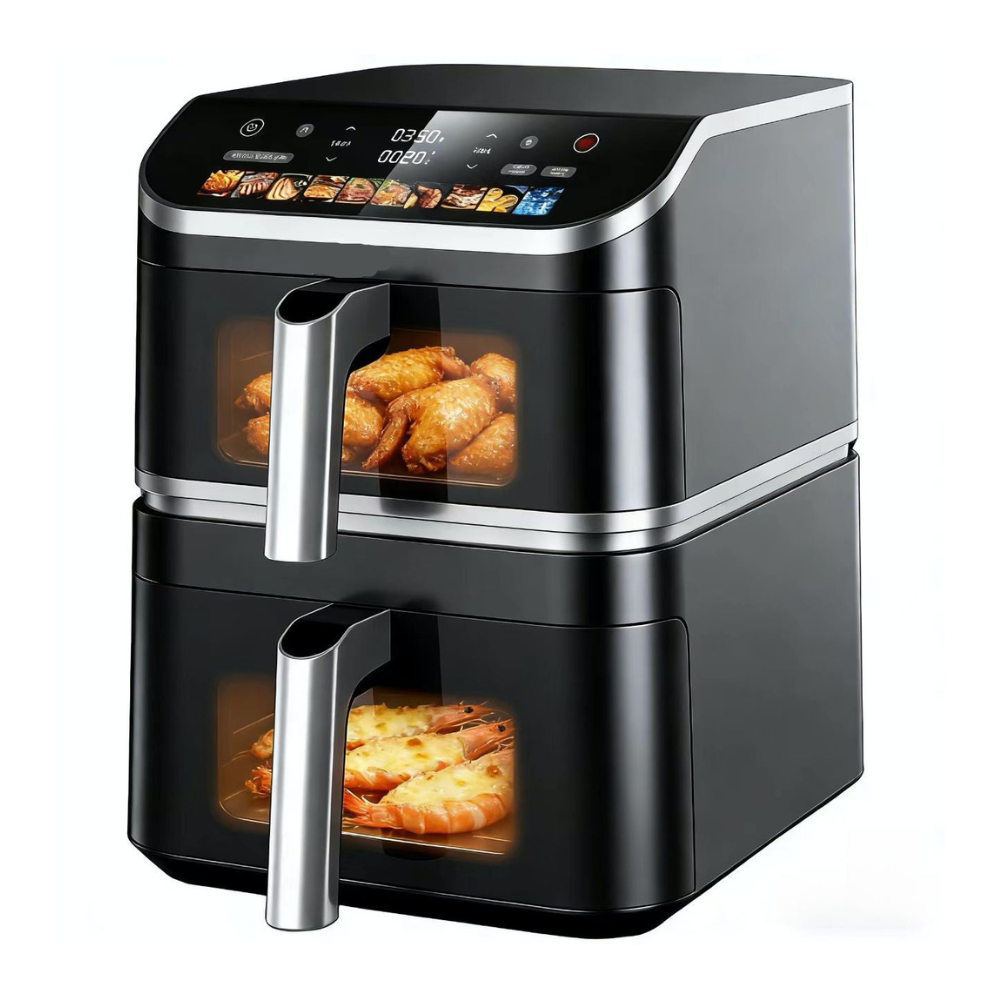 11L Digital Air Fryer with Dual Heating Elements and 50% Faster Turbo Cooking