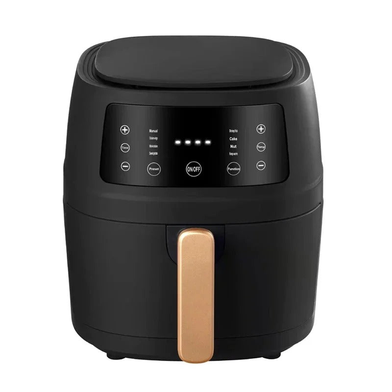 5L Digital Air Fryer with Touchscreen, 360° Hot Air Cooking, Oil-Free Family Size