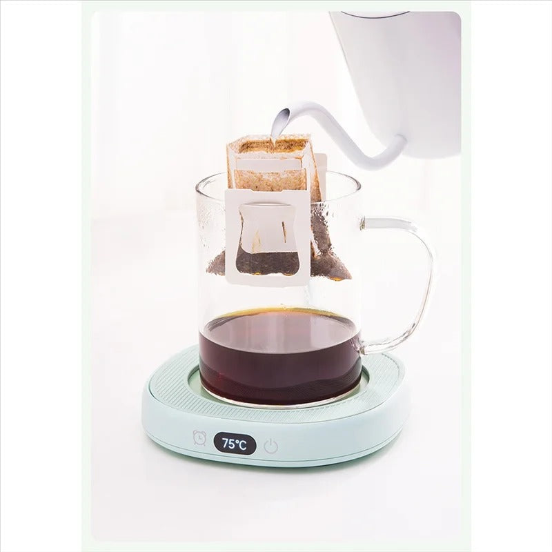 Desktop Electric Drink Warmer with 3 Heat Settings for Coffee, Tea and Milk Cups