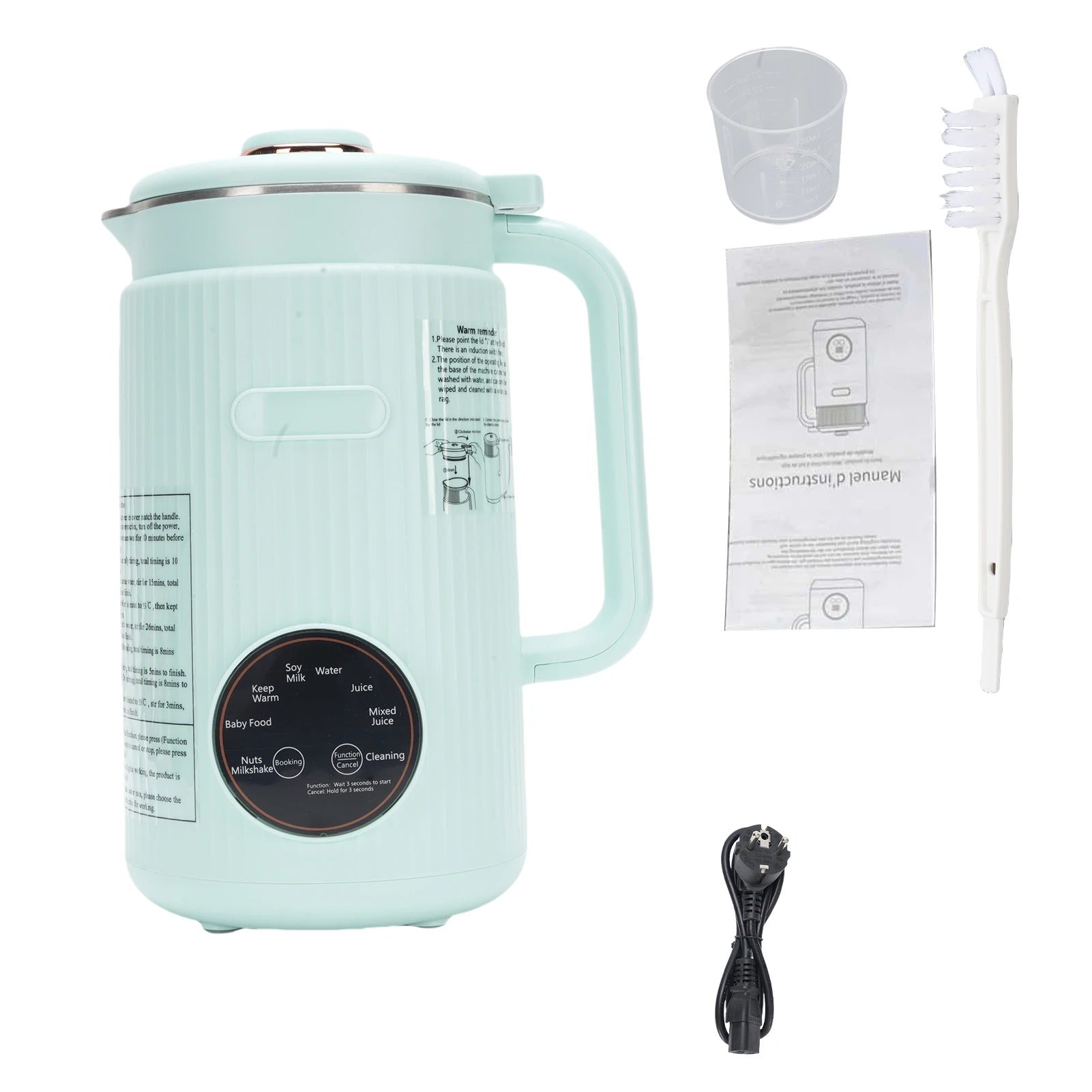 8-in-1 Programmable Blender with Digital Display, 12 Stainless Steel Blades & Self-Cleaning