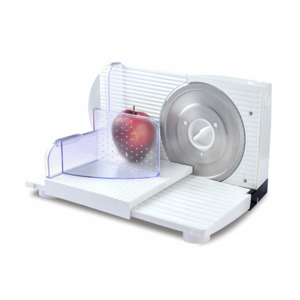 Portable 150W Electric Meat Slicer Stainless Steel Blade Adjustable Speed Low Noise Design