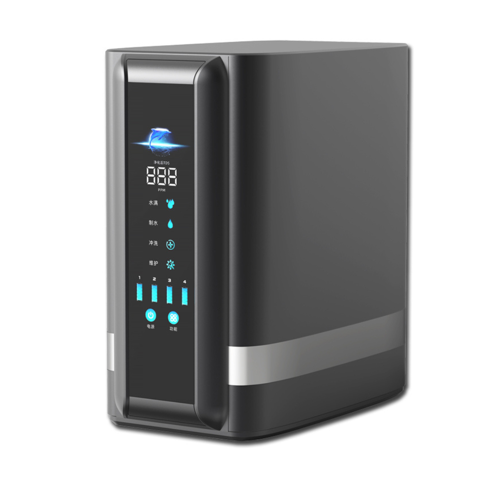 Under Sink Reverse Osmosis Water Treatment System 600 GPD with TDS Filter Life Display