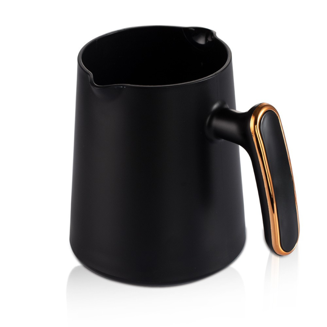 Electric Dual-Chamber Coffee & Beverage Maker 1000W – Sleek Stainless Steel Finish