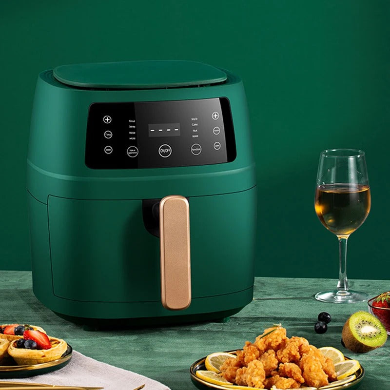5L Digital Air Fryer with Touchscreen, 360° Hot Air Cooking, Oil-Free Family Size