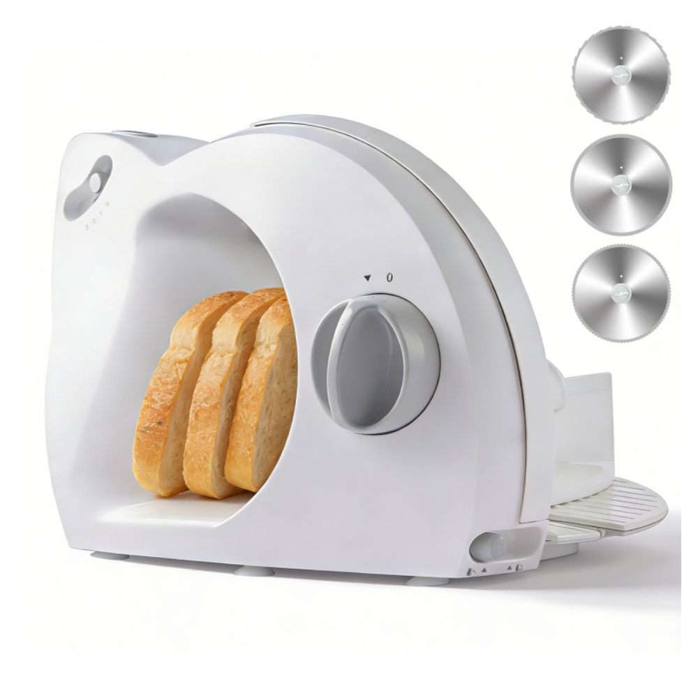 Portable Electric Meat Slicer 150W with Adjustable Thickness and Low-Noise Operation