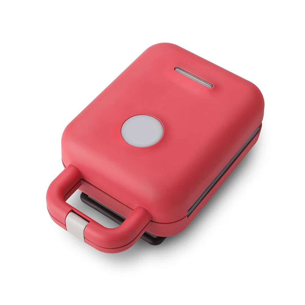 2 Slice Electric Grill Sandwich Maker with Non-Stick Plates and Cool Touch Exterior