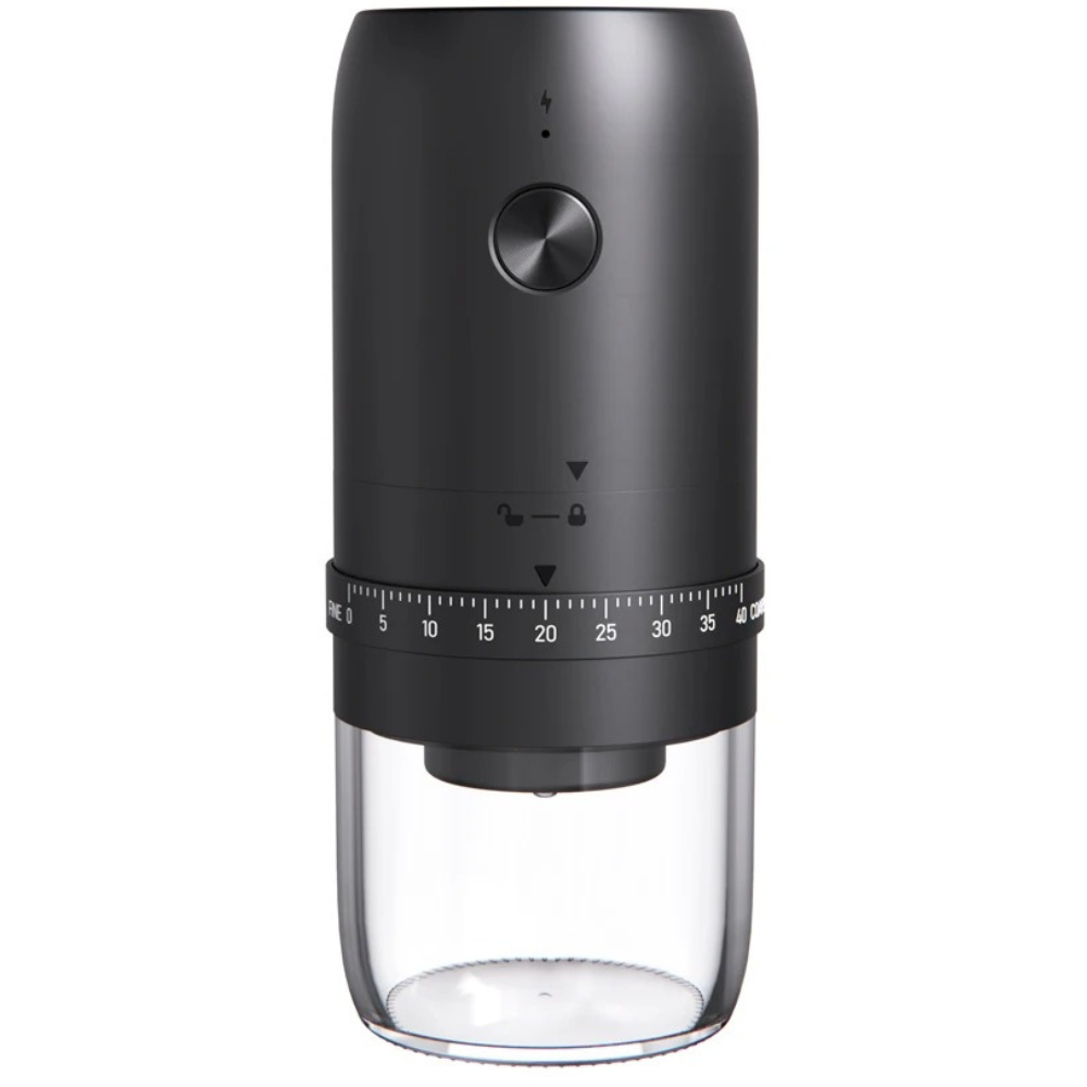 Portable Cordless Coffee Bean Grinder with Ceramic Burr, USB-C Rechargeable & Adjustable Grind