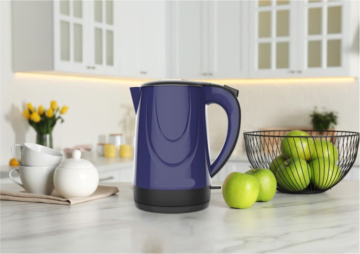 1.7L Cordless Electric Kettle with Auto Shut-Off & 2-Layer Thermal Insulation