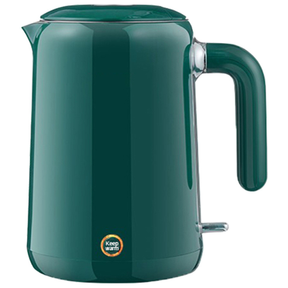 Cordless Electric Kettle 1.5L Double-Layer Stainless Steel Keep Warm Low Noise
