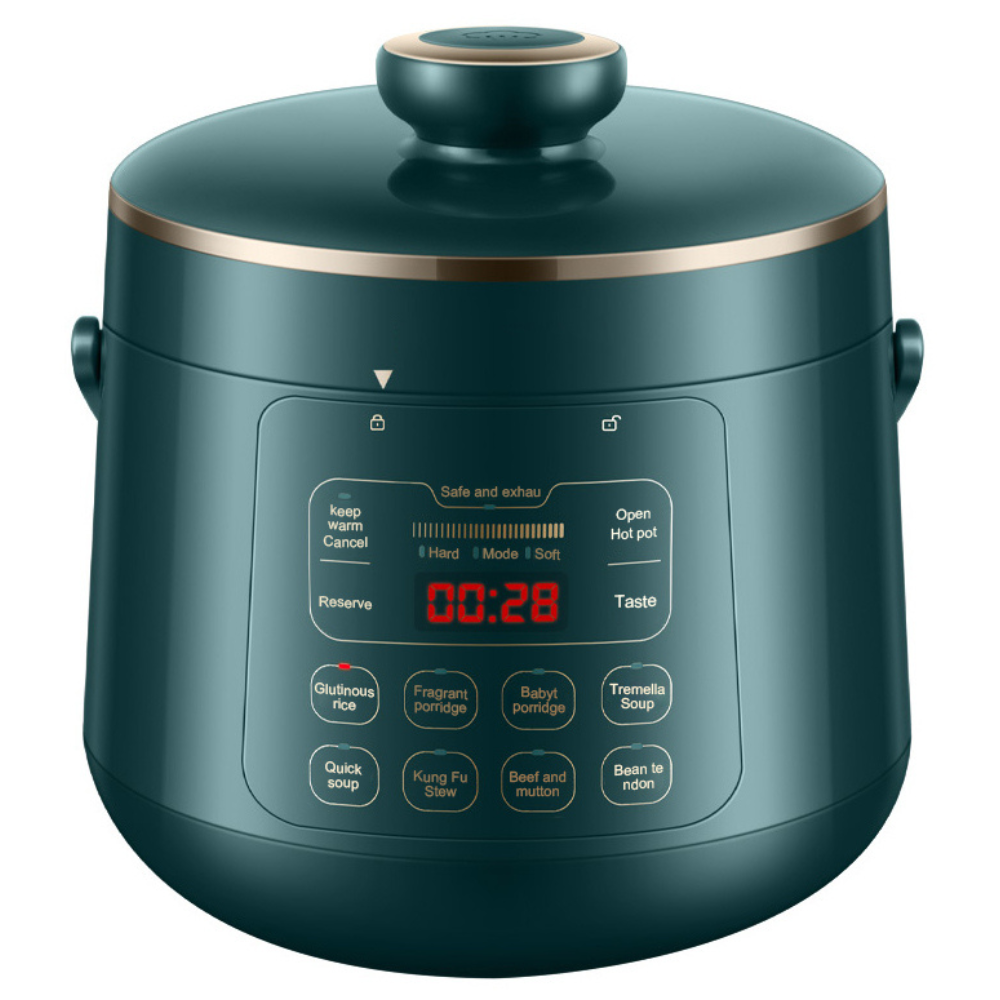 Electric Pressure Cooker 2.3L Smart Multi-Function with LED Display and Non-Stick Inner Pot