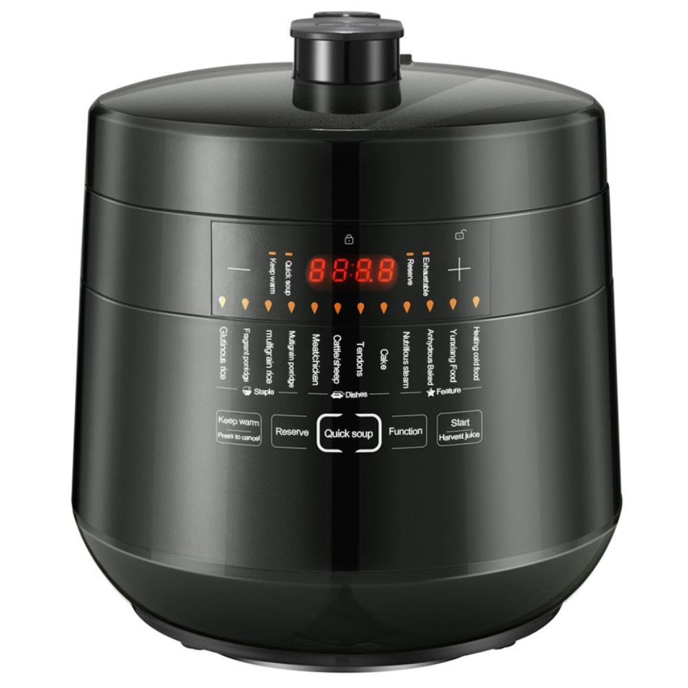Multi Function Smart Electric Pressure Cooker with Digital Display and Stainless Steel Inner Pot