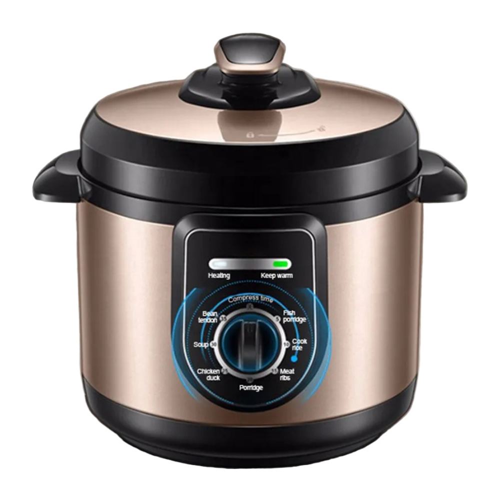 Multifunction 4L Electric Pressure Cooker with Preset Cooking Programs and Nonstick Inner Pot