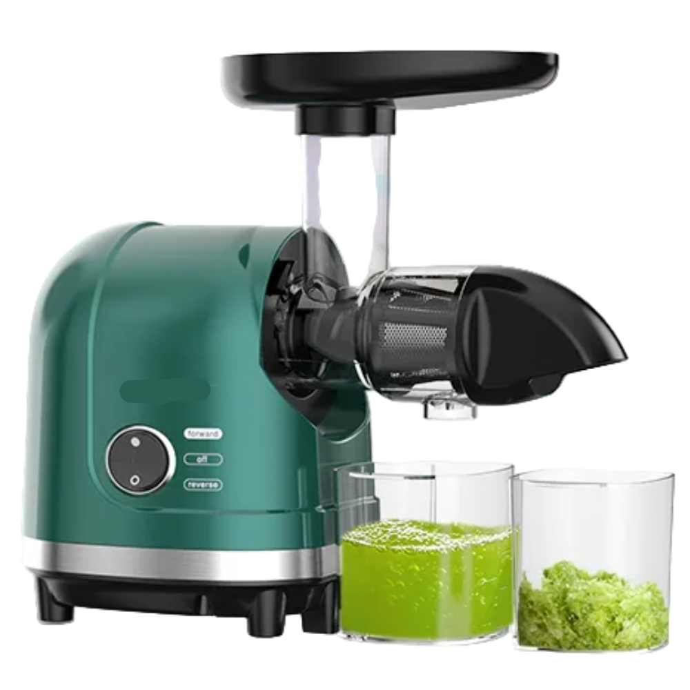 Electric Cold Press Slow Juicer 200W with Low Noise Motor and 1.5L Capacity