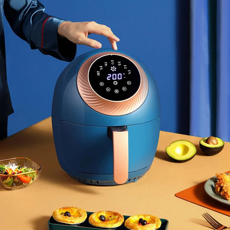 3.5L Digital Air Fryer 1400W with Touch Controls, Adjustable Temperature & 60-Min Timer