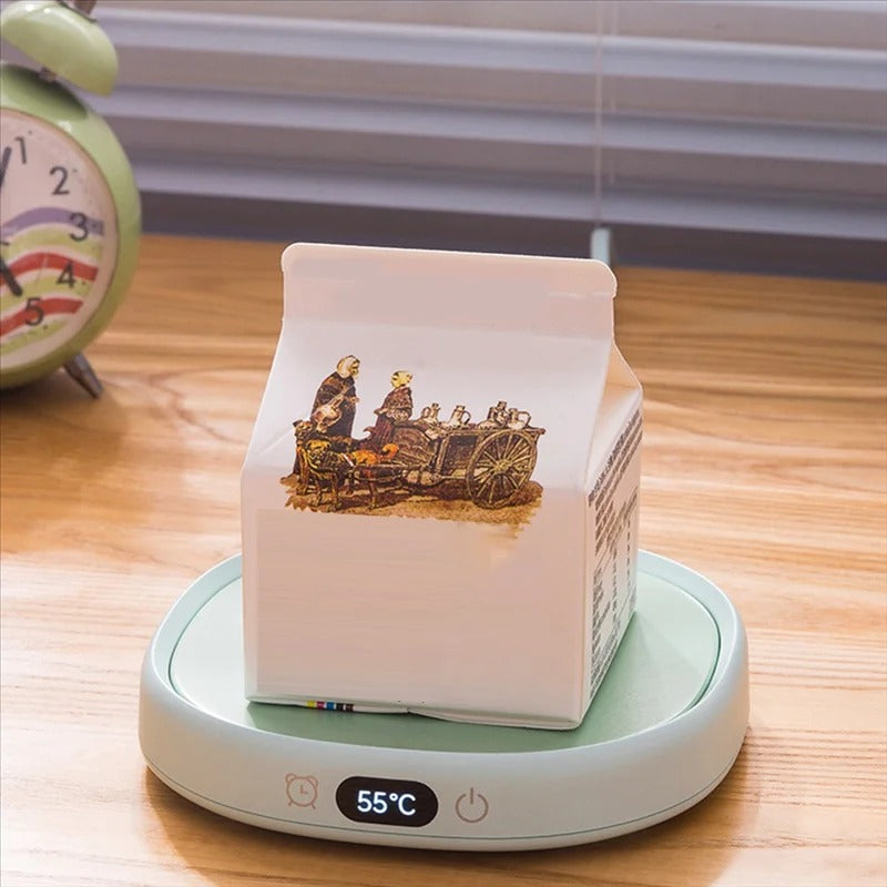 Desktop Electric Drink Warmer with 3 Heat Settings for Coffee, Tea and Milk Cups
