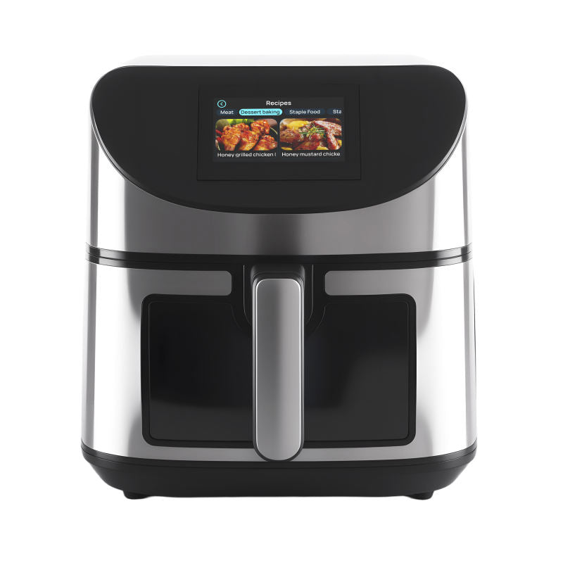 Smart Electric Air Fryer 6–8L, Digital Control, Removable Basket & PTFE Nonstick Surface