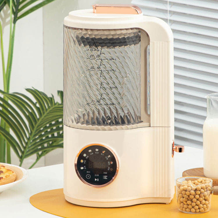 1.5L Smart Multifunction Soybean Milk Blender Glass Jug Soundproof Lid Electric Appliance