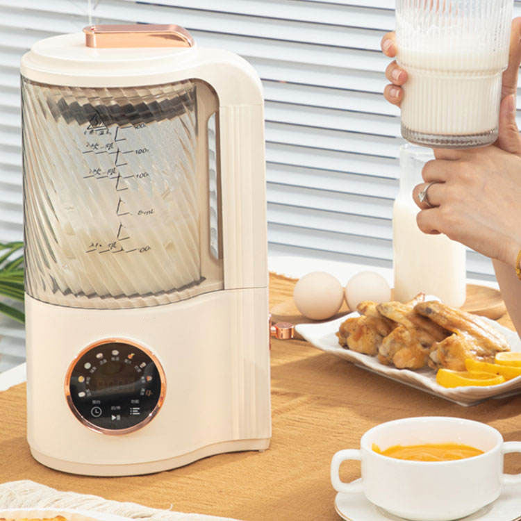 1.5L Smart Multifunction Soybean Milk Blender Glass Jug Soundproof Lid Electric Appliance