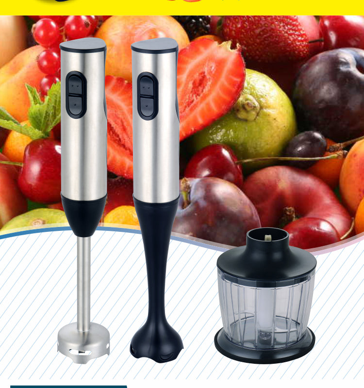 5-in-1 300W Handheld Electric Blender for Smoothies, Soups, and Mixing