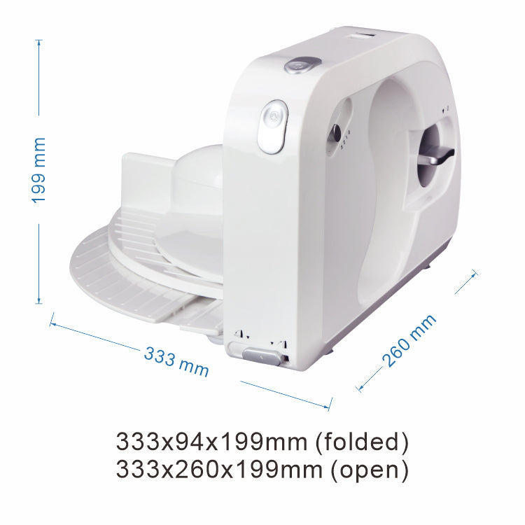 150W Electric Meat Slicer Adjustable Blade Stainless Steel Plastic Housing