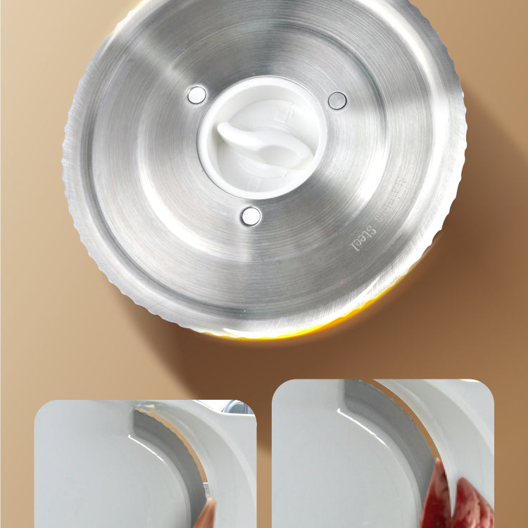 Household Electric Meat Slicer – One-Speed Control, Portable Design, Stainless Steel Blade
