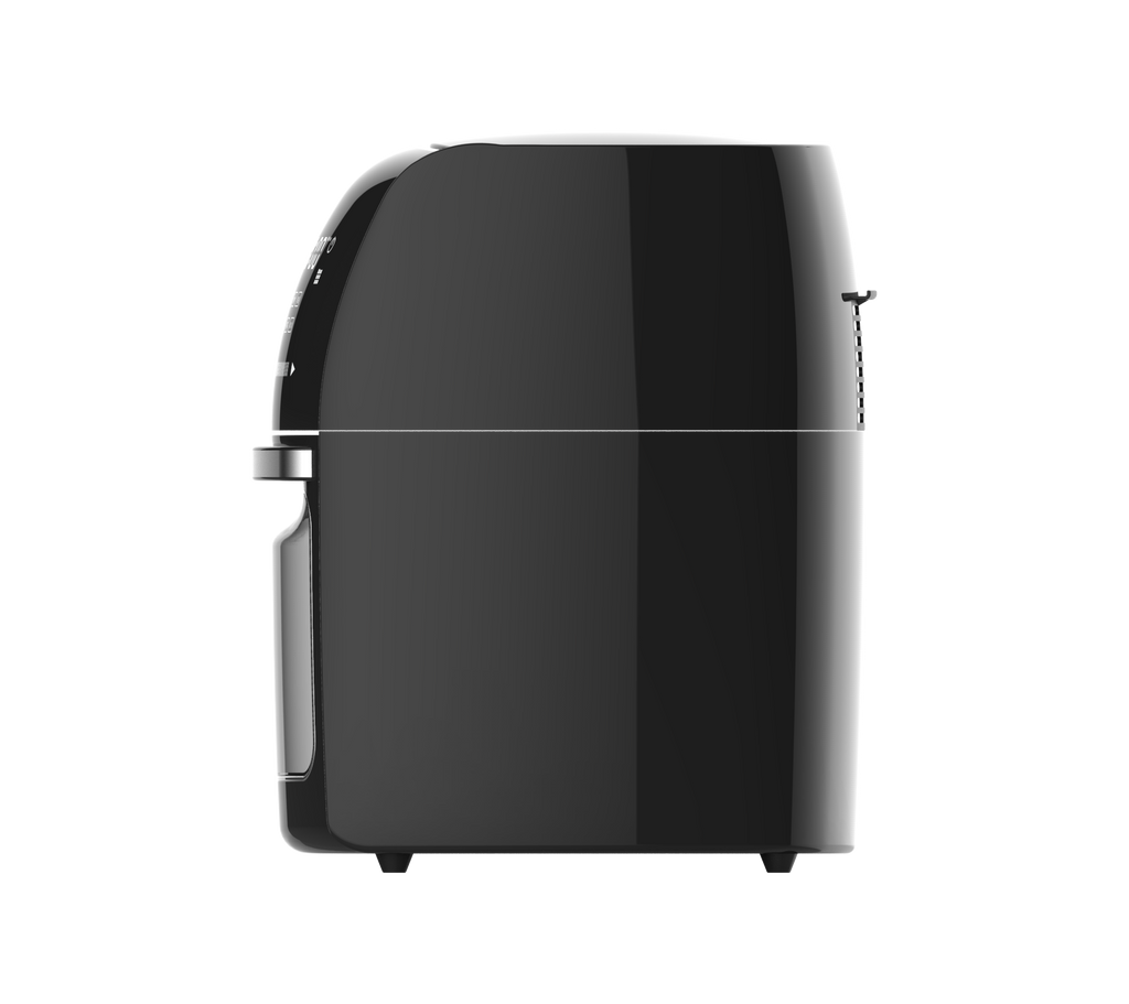 Large 12L Electric Air Fryer with Adjustable Thermostat and LCD Display