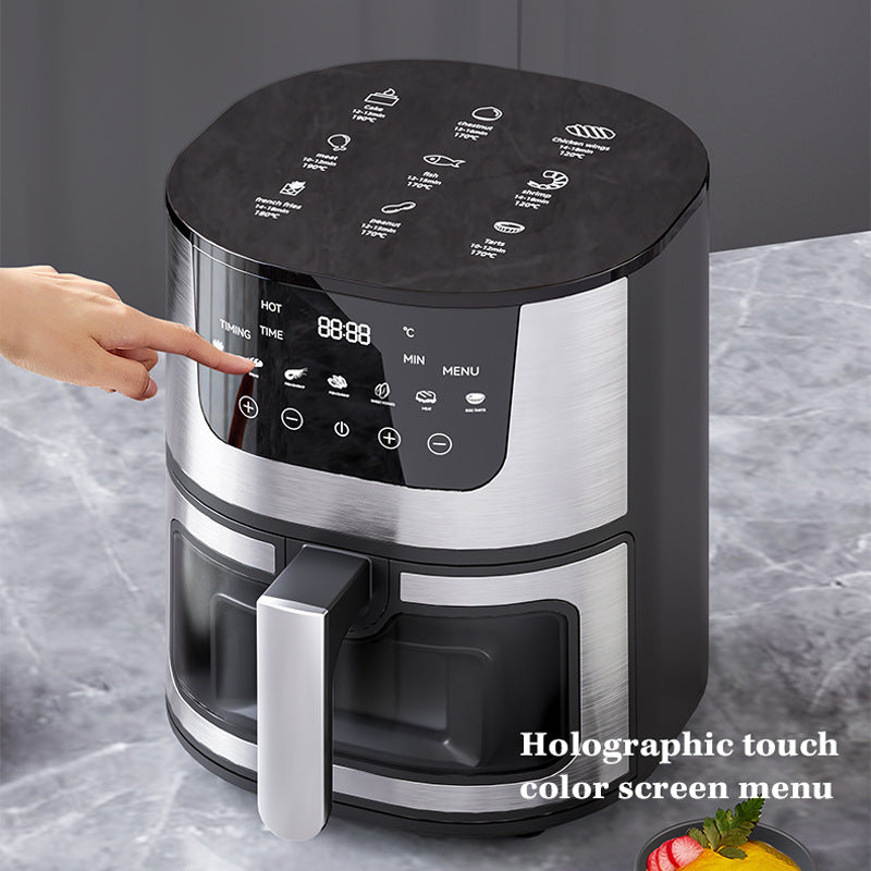 Multifunctional 7L Air Fryer Oven with Adjustable Thermostat and Non-Stick Basket