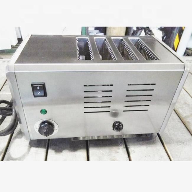 Electric Stainless Steel Bread Toaster 220V with Adjustable Timer