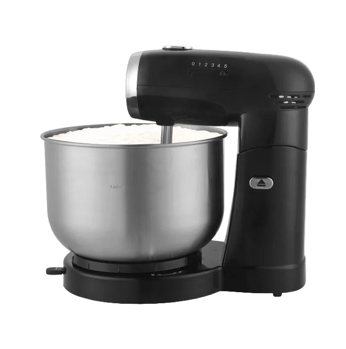3.5L Electric Food Mixer with 5 Speeds and Stainless Steel Bowl for Household Baking