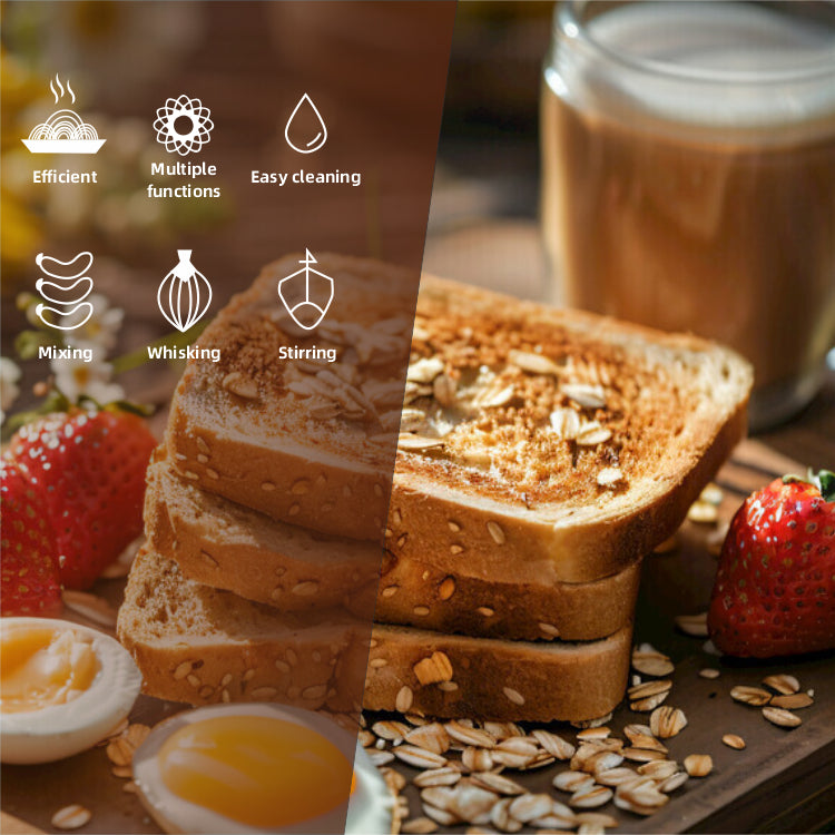 3.5L Electric Food Mixer with 5 Speeds and Stainless Steel Bowl for Household Baking