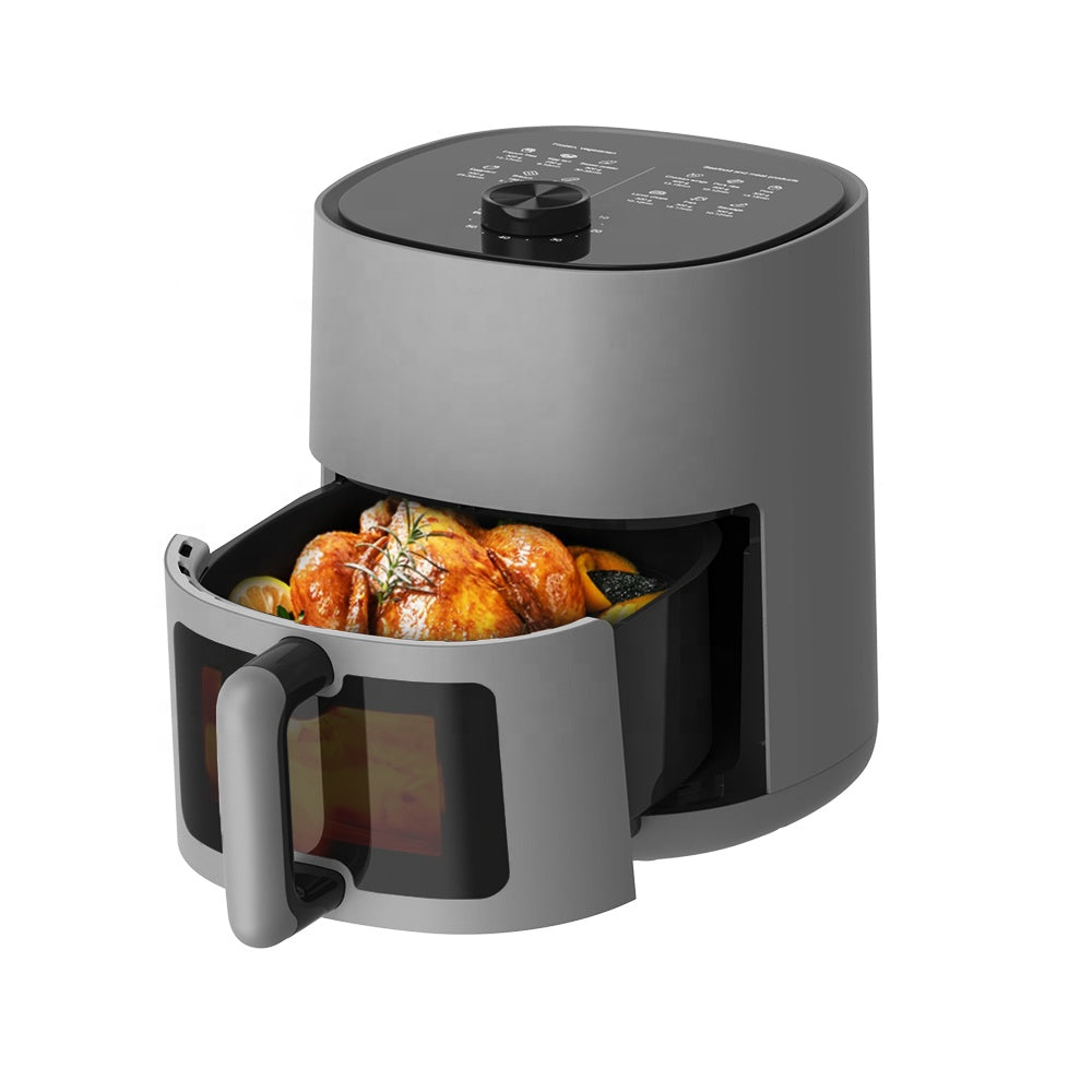 4.5L Mechanical Air Fryer with Non-Stick Basket and Manual Timer