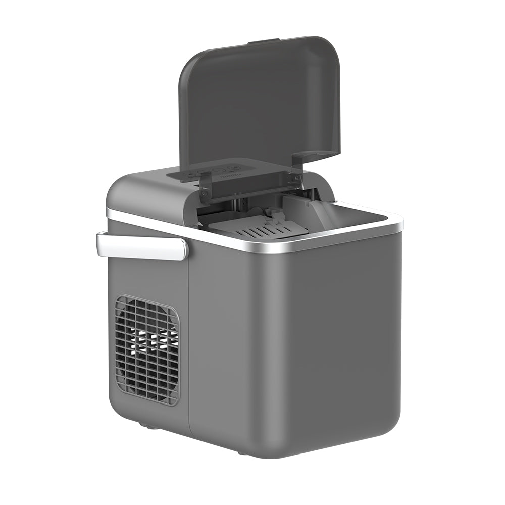 Countertop Ice Maker Machine 12kg/24h Fast Bullet Ice Push Button Control