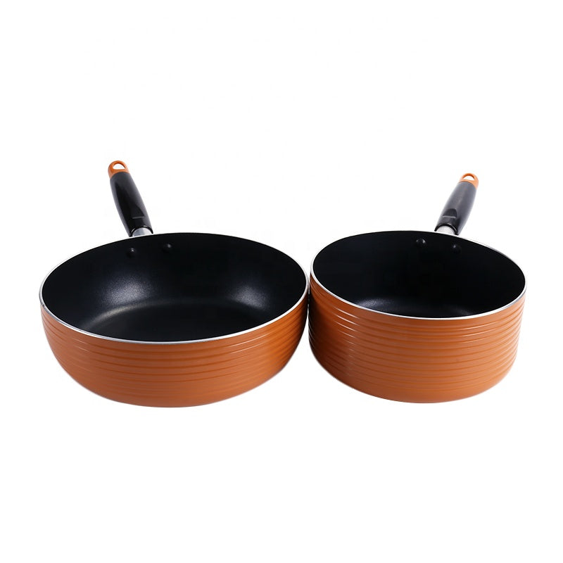 Kitchen Cookware Set 7-Piece Non-Stick Stainless Steel Ceramic