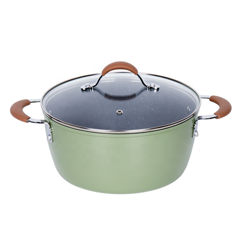 Contemporary Nonstick Stainless Steel Cookware Set Eco-Friendly Design