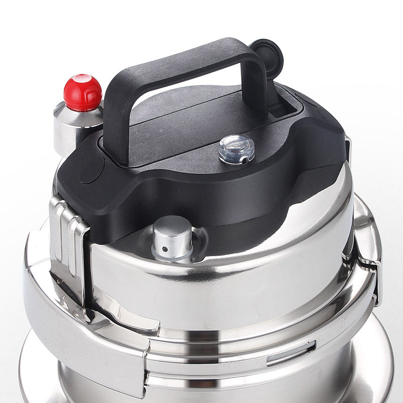 Compact Stainless Steel Pressure Cooker for Gas & Induction Stoves – Multi-Layer Base