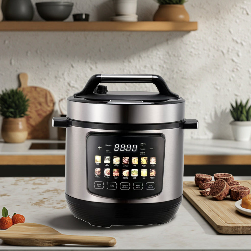 Household Electric Pressure Cooker 6L Stainless Steel Multi-Function Pot