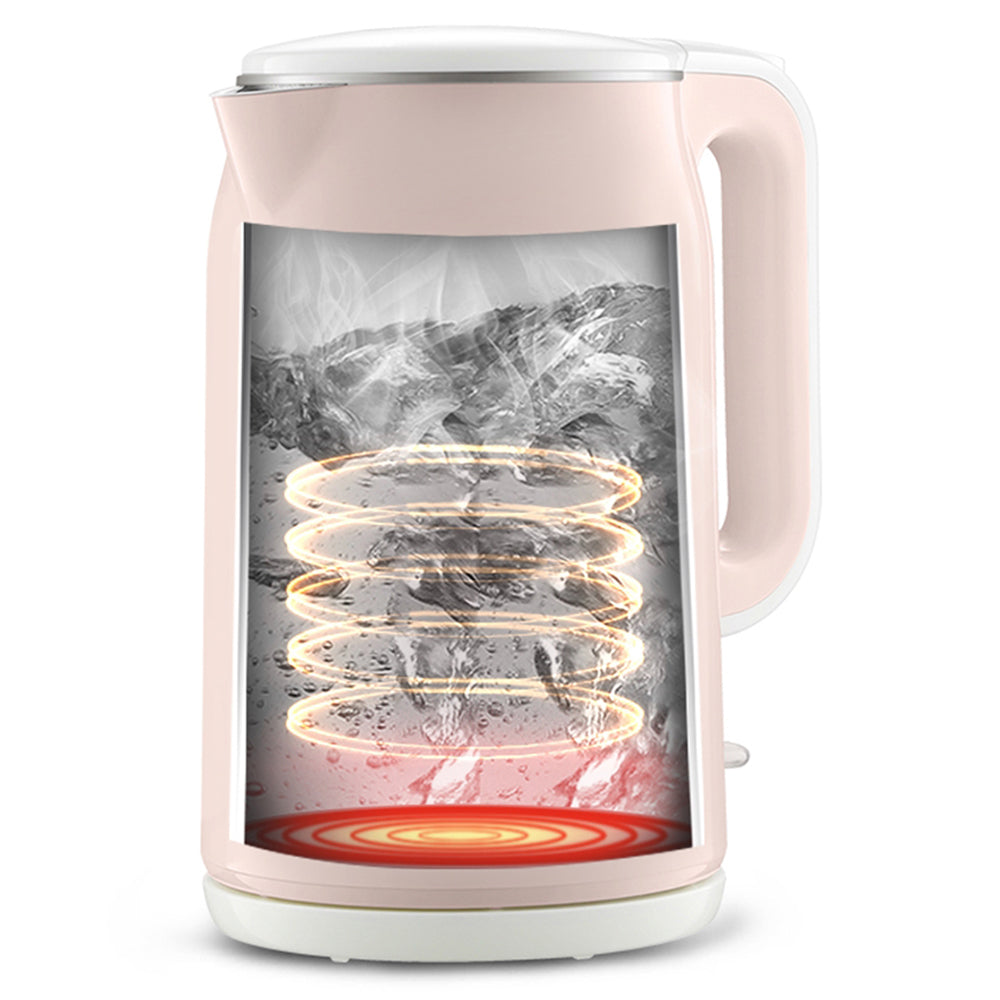 Smart 1.7L Electric Kettle Stainless Steel with Multi-Temperature Display White