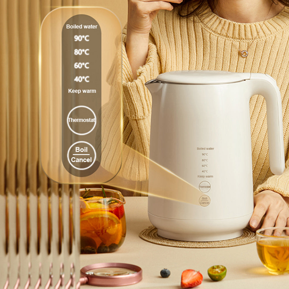 1.5L Digital Electric Kettle with Temperature Control and Stainless Steel