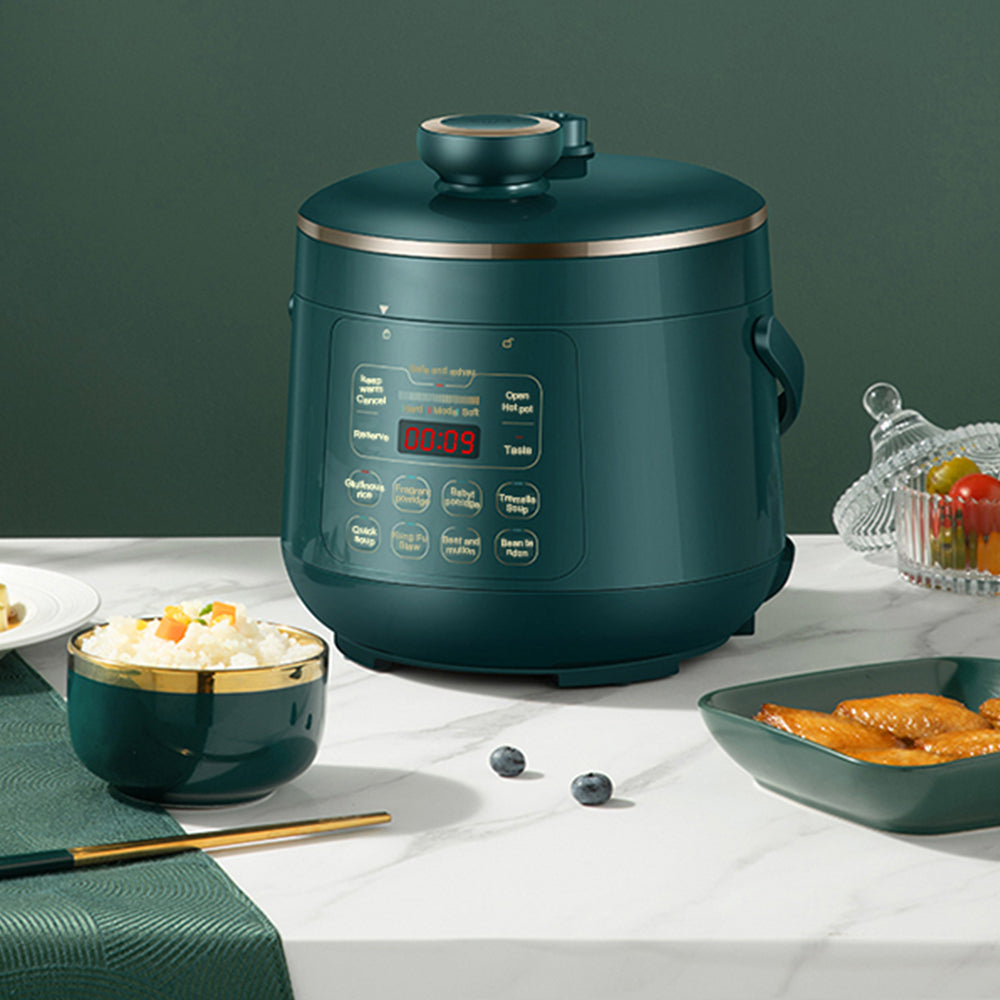 Electric Pressure Cooker 2.3L Smart Multi-Function with LED Display and Non-Stick Inner Pot