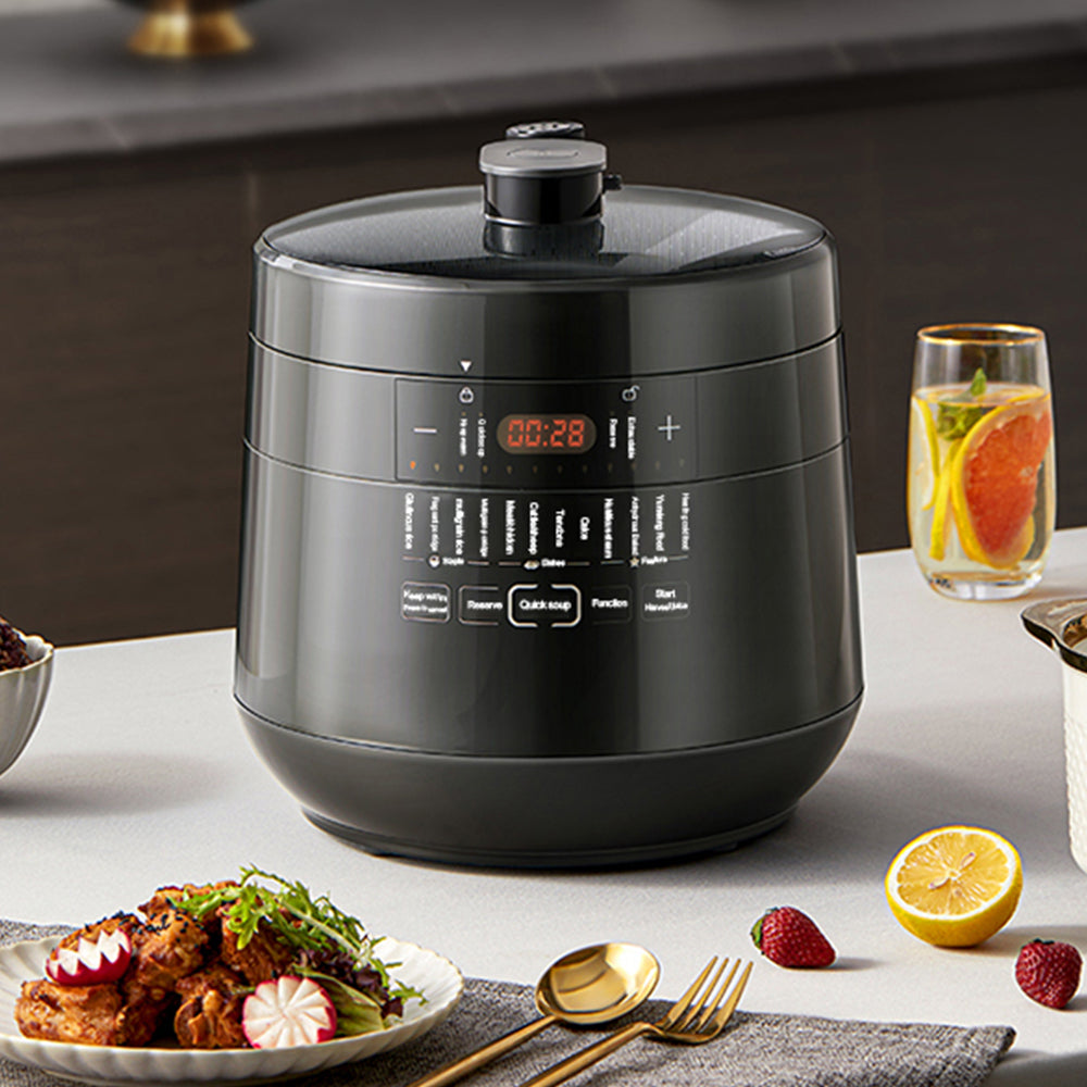 Multi Function Smart Electric Pressure Cooker with Digital Display and Stainless Steel Inner Pot