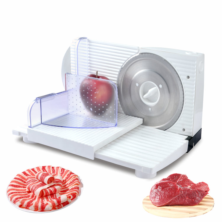 Household Electric Food Slicer with 150W Motor – Adjustable 0-15mm for Meat and Bread