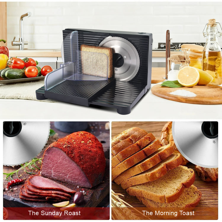 Portable Foldable Meat Slicer 150W Electric Kitchen Appliance with Plastic Housing