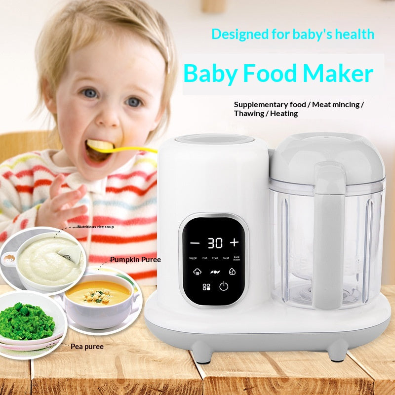 Electric Food Steamer & Blender with Autocook Function – Tritan & Stainless Steel, 220V