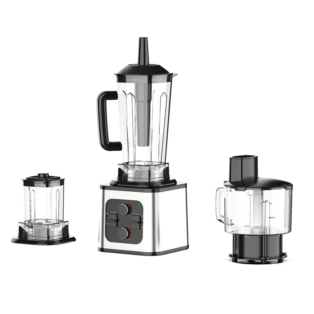 Stainless Steel 2.5L Commercial Blender for Smoothies, Ice Crushing & Mixing