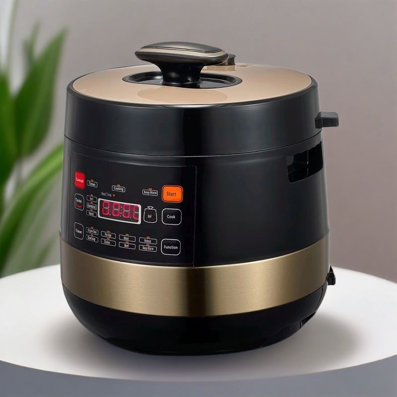 6L Electric Multi-Use Pressure Cooker with LCD Display and Non-Stick Inner Pot