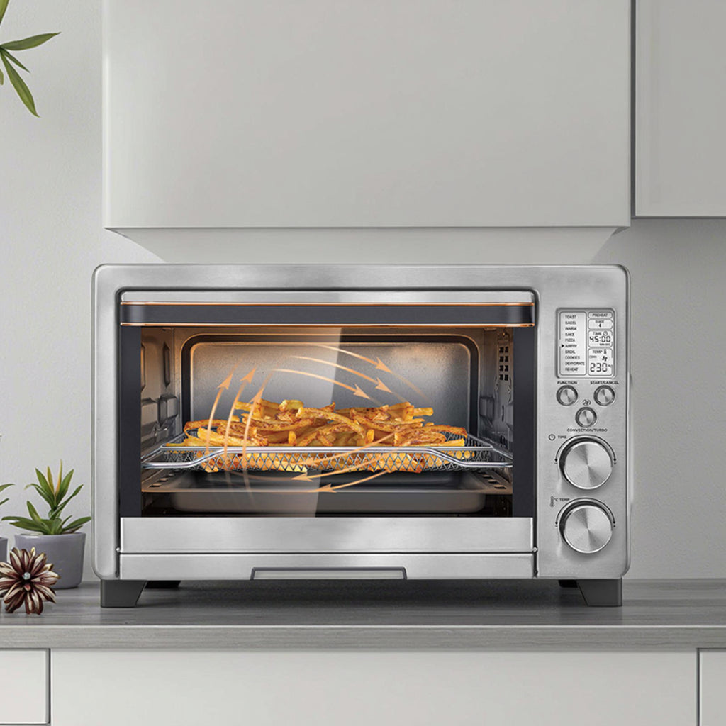 24L Digital Toaster Oven & Air Fryer 1800W Electric Convection Oven for Home Kitchen