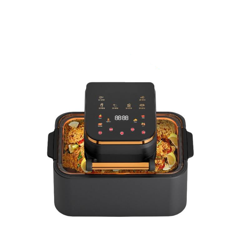 12L Smart Touch Screen Electric Deep Fryer & Hot Air Fryer Oven 2400W